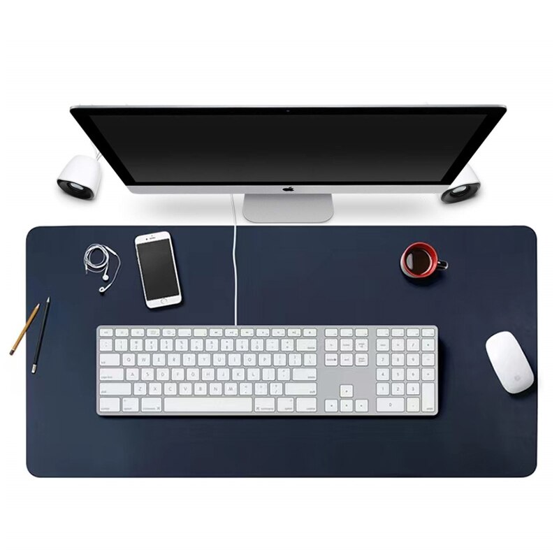 Desk Setup Blue - 70x35cm 대형 사무실 홈 데스크 프로텍터