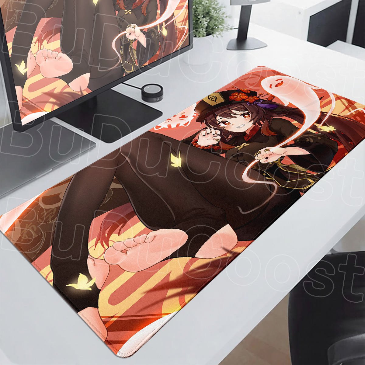 Desk Setup Anime - Genshin Impact Hu Tao 마우스 패드