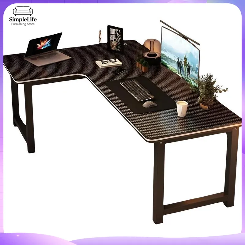 Desk Setup Bedroom - 코너 게이밍 책상 컴퓨터 책상, PC