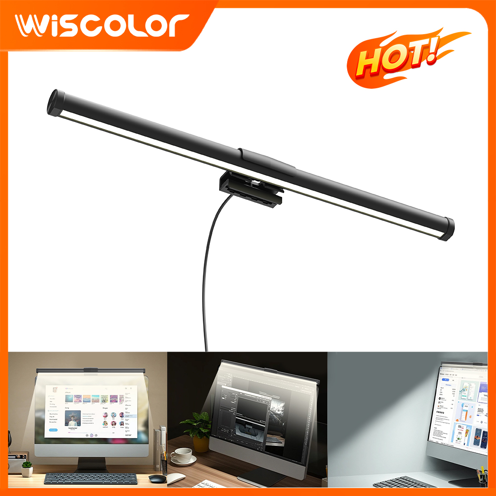 Desk Setup Bedroom - 모니터 라이트 바 LED 라이트 데스크