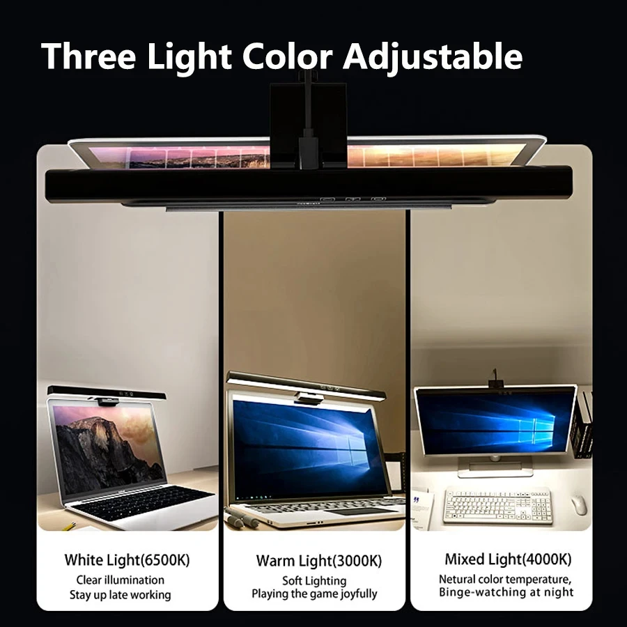 LED 33cm 50cm 모니터 라이트 바 데스크 램프 - Desk Setup No Computer 리뷰 및 가격