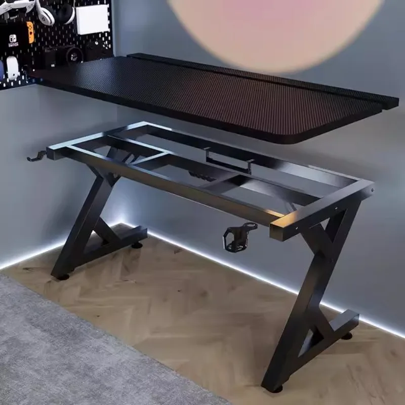 Q 미니멀리스트 블랙 컴퓨터 책상 디자인 고급형 노트북 - Desk Setup Black 리뷰 및 가격