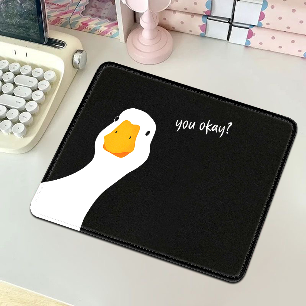 블랙 미니 마우스 패드 재미있는 거위 밈 