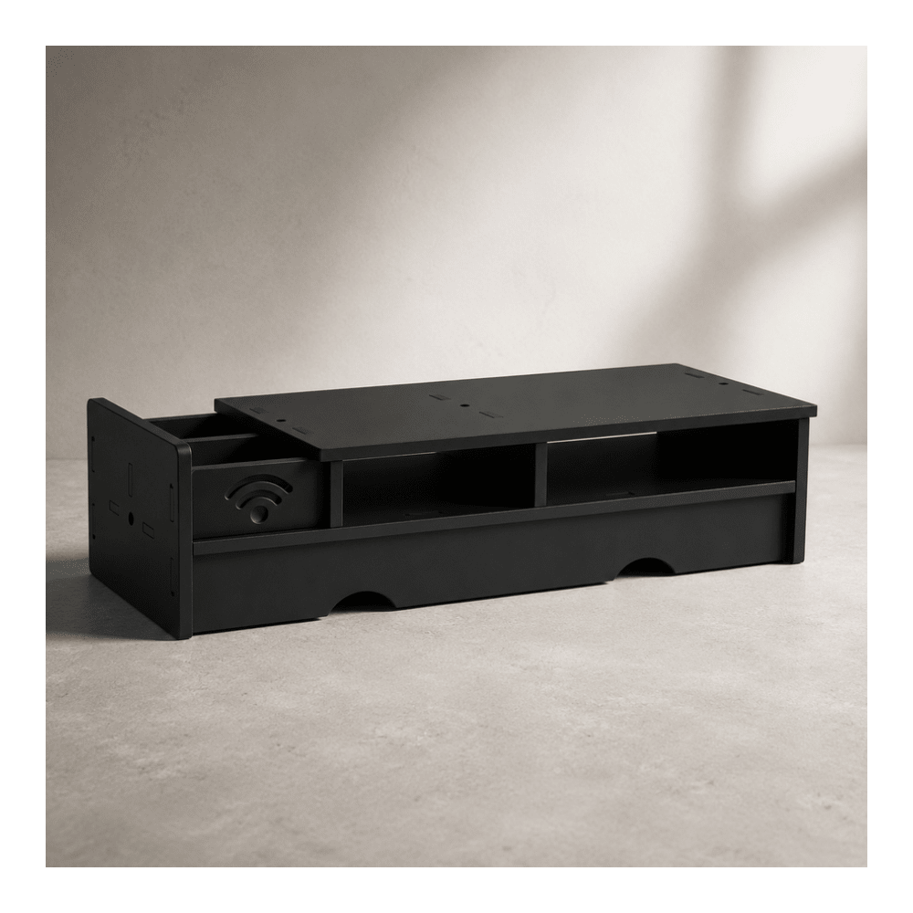 블랙 무광 WiFi 라우터 수납함, 컴팩트한 데스크 정 - Desk Setup Bedroom 리뷰 및 가격