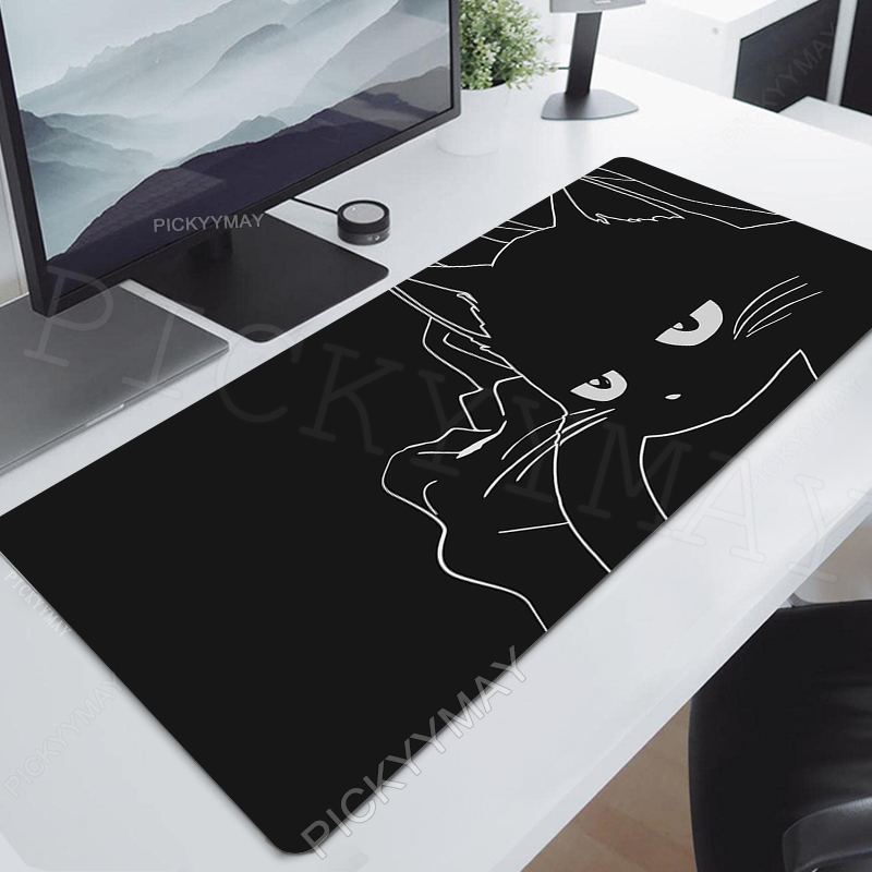 게임용 마우스 패드 마우스 패드 검은 고양이 대형 마우 - Desk Setup Black 리뷰 및 가격