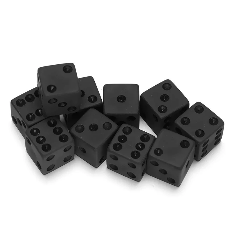 7 개/몫 매트 블랙 주사위 세트 D4 D6 D8 D1 - Desk Setup Black 리뷰 및 가격