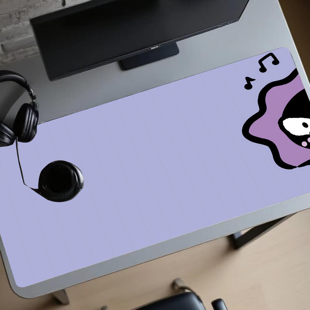 플레이매트 귀여운 보라색 표현 마우스 패드 대형 카펫  - Desk Setup Gadgets 리뷰 및 가격