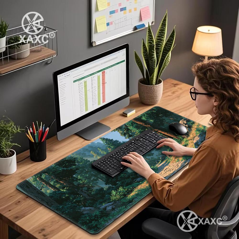 포레스트 이스케이프 XXL 마우스 패드 평화로운 자연  - Desk Setup Natural 리뷰 및 가격