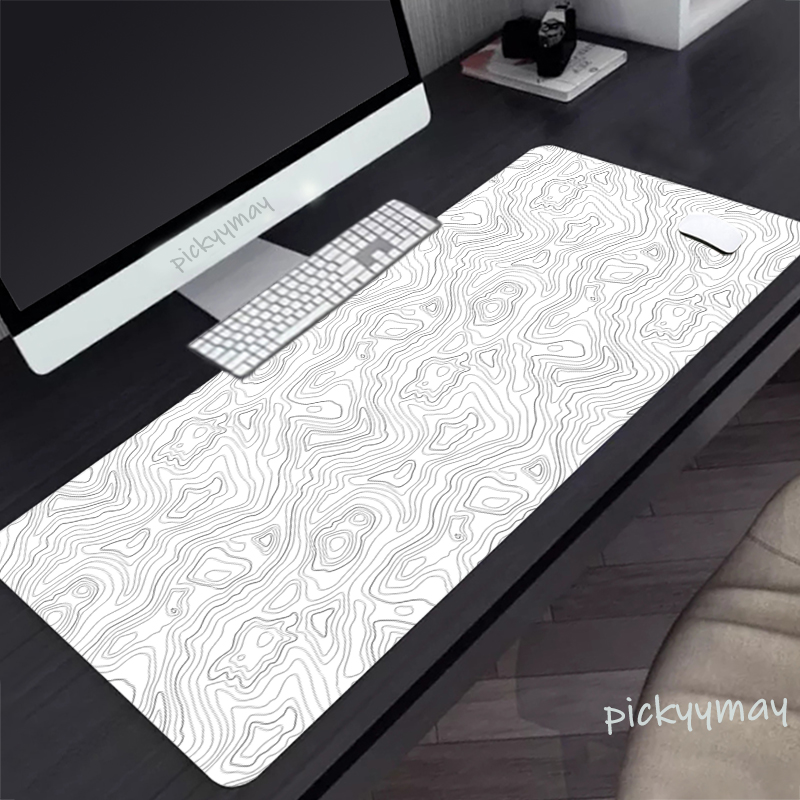 흑백 대형 마우스 패드 100x50cm 컴퓨터 마우스  - Desk Setup Black 리뷰 및 가격