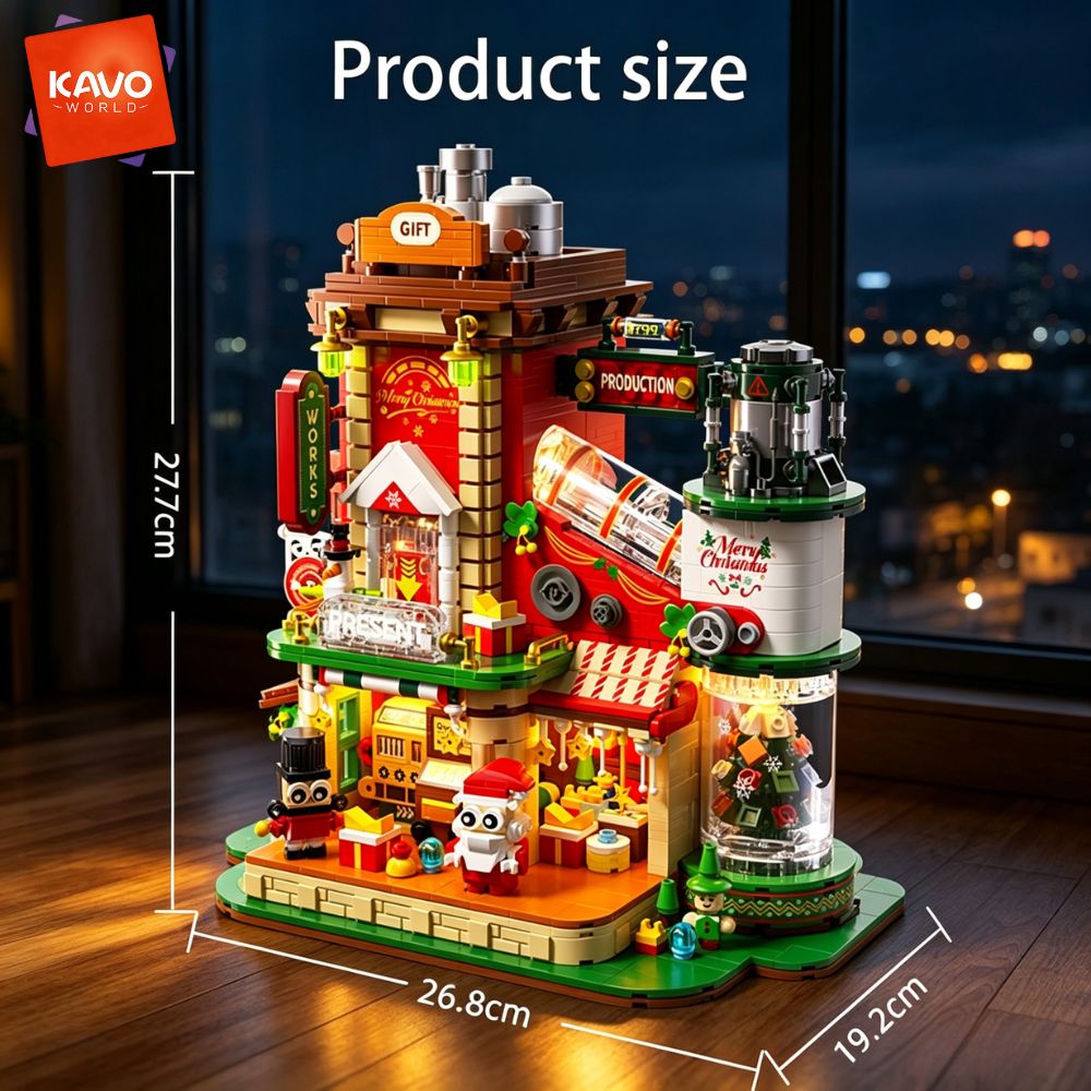 KAVOWORLD 2775피스 크리스마스 선물 공장 건 - Desk Setup Requirements 리뷰 및 가격